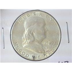 1949-S FRANKLIN HALF DOLLAR
