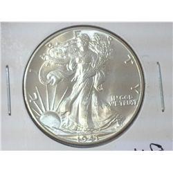 1941 WALKING LIBERTY HALF DOLLAR (UNC)
