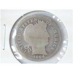 1894 BARBER DIME (BETTER DATE)