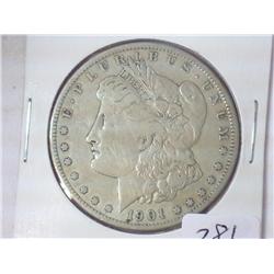 1901-S MORGAN SILVER DOLLAR