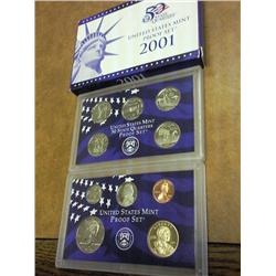 2001 US PROOF SET (WITH BOX)