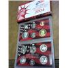 Image 1 : 2004 US SILVER PROOF SET (WITH BOX)