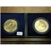 Image 1 : 2 AMERICAS 1ST MEDALS 1976 JEFFERSON & 77 WASH.