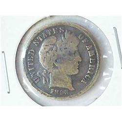 1893 BARBER DIME