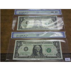 CONSECUTIVE NUMBER 2003-$1 FRN'S