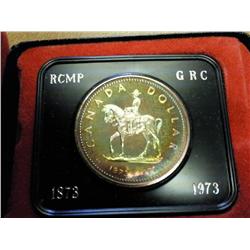1973 CANADA RCMP $ (SPECIMEN) .3750 OZ. ASW