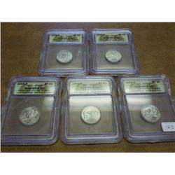 5-2005-P BISON NICKELS ICG SP69