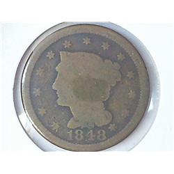 1848 US LARGE CENT