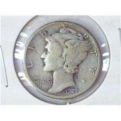 1927 MERCURY DIME