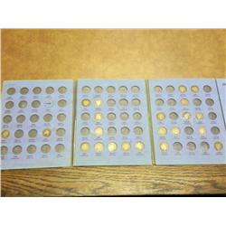 BARBER DIME ALBUM WITH 22 COINS