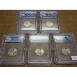 5-2005 OCEAN VIEW NICKELS ICG MS67