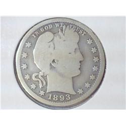 1893 BARBER QUARTER