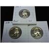 1969-S,70-S & 71-S WASHINGTON QUARTERS