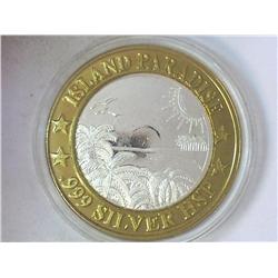 LUXORY CRUISE CASINO $10 SILVER TOKEN (UNC)