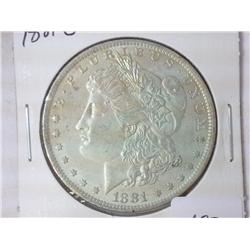 1881-O MORGAN SILVER DOLLAR