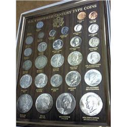 20TH CENTURY TYPE SET CONTAINS: MORGAN & PEACE $'S