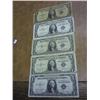 Image 1 : 5-ASSORTED 1935 $1 SILVER CERTIFICATES