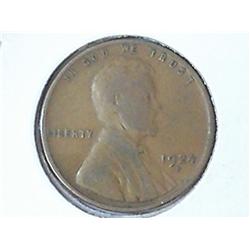 1924-D LINCOLN CENT (KEY DATE) (FINE)