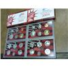 Image 1 : 2004 & 05 US SILVER PROOF SETS (WITH BOXES)