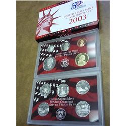 2003 US SILVER PROOF SET (WITH BOX)