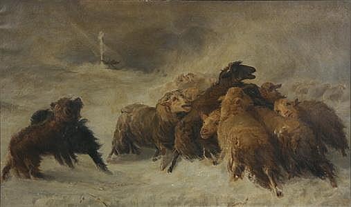 Lost Souvenir Of Auvergne Original By August Friedrich Albrecht Schenck