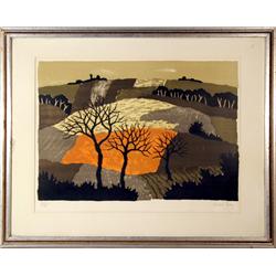 Andre Even, Landscape, Lithograph