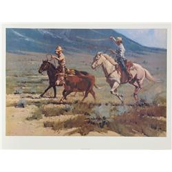 Fred Fellows, When it pays to be mounted, Offset Lithograph