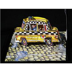 Red Grooms, NYC Taxi, 3-D Multiple Sculpture