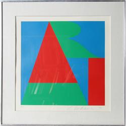 Robert Indiana, Art, Serigraph