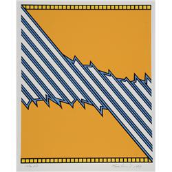 Nicholas Krushenick, Greenwood, Serigraph