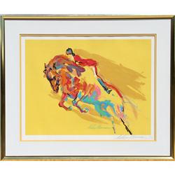 LeRoy Neiman, Show Jumper, Silkscreen