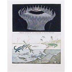 Tighe O'Donoghue, Midcap Pitchies, Aquatint Etching