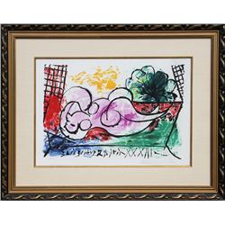Pablo Picasso, Femme Endormie, Lithograph