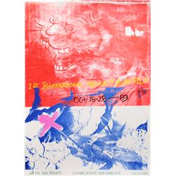 Robert Rauschenberg, 1st International Festival of Asian Film, Poster