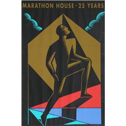 Russo, Marathon House 25 Years, Serigraph