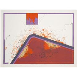 Kyme Sarlei, Dialogue with Mindmap 15, Serigraph