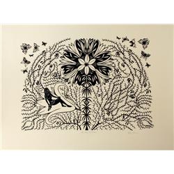 B.A.M. Schwyn, Lily among the thorns, Serigraph