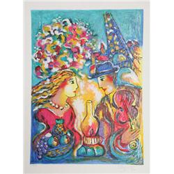 Zamy Steynovitz, Serenade in the Night, Serigraph