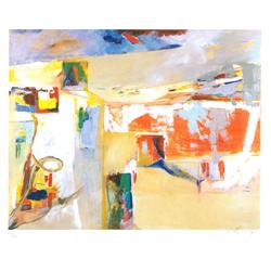 Raya Talmor, Shelter for the Homeless - United Nations, Lithograph