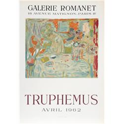Jacques Truphemus, Exhibition at Galerie Romanet, Lithograph Poster