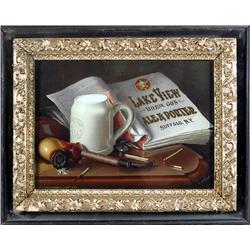 Frank Tuchfarber, Tromp l'Oeil Still Life, Chromolithograph