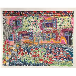 Gloria Vanderbilt, Springtime, Silkscreen