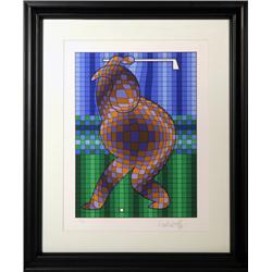 Victor Vasarely, Golfer, Serigraph