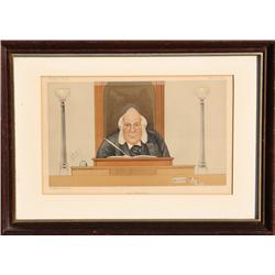 Leslie Matthew Ward, Mr. William Henry Gladstone, M.P., Lithograph