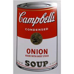 Andy Warhol, Campbell's Soup Onion, Serigraph Sunday B. Morning