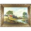 Image 1 : A. Weiss, Farm Landscape, Oil Painting