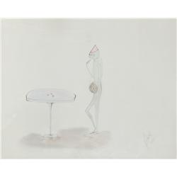 Pablo Weisz-Carrington, Shell Caster, Ink Drawing