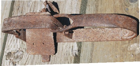 hand forged single spring bear trap