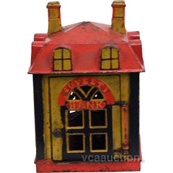 Antique Cast-Iron Countertop "Novelty Bank" Mechanical