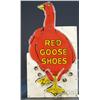 Image 2 : Metal & Porcelain "RED GOOSE SHOES" Neon Sign
